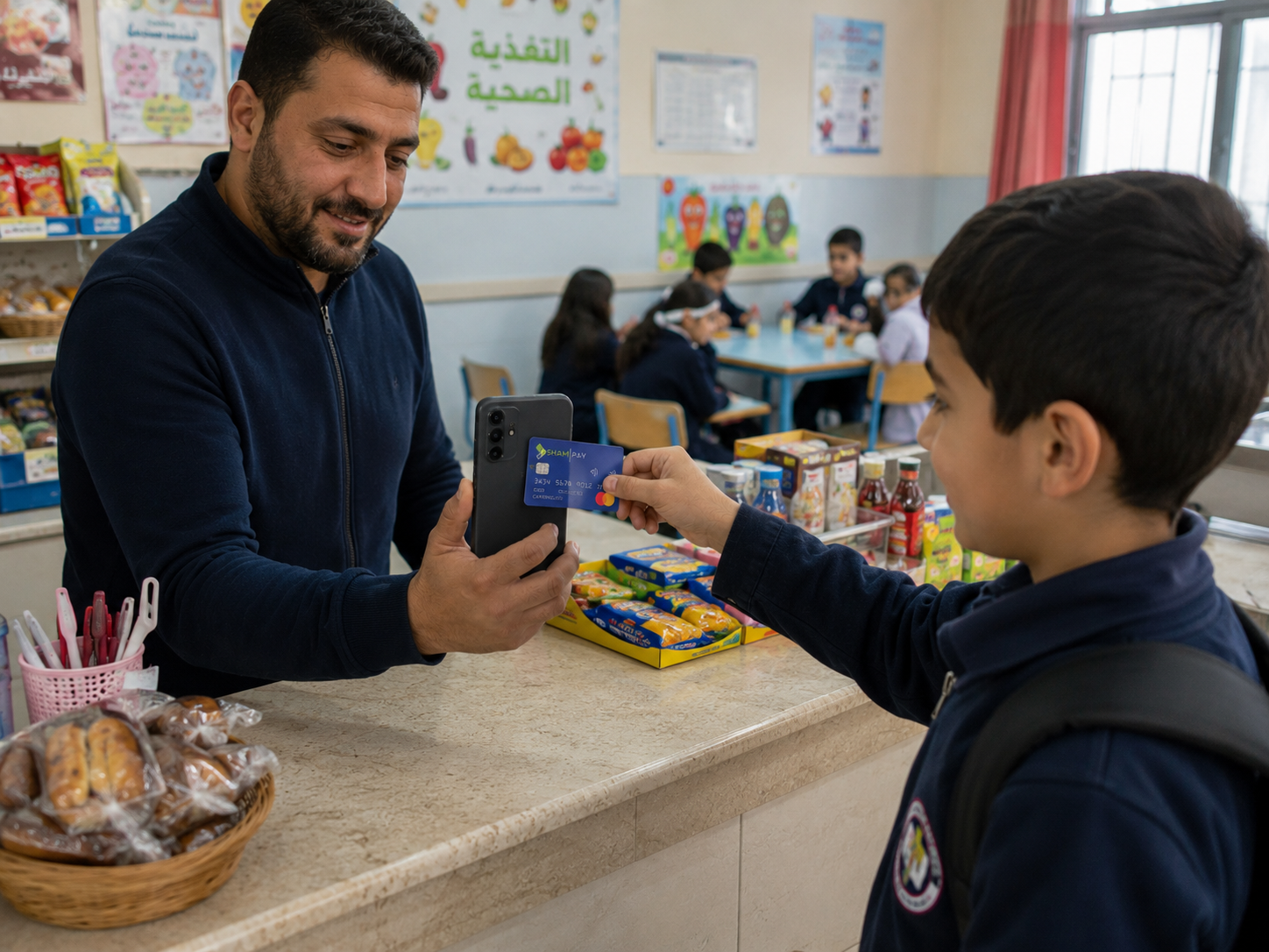 School canteen card to mobile payment